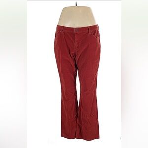 Universal Thread red, flared boot cut, high rise waist corduroy pants Sz20